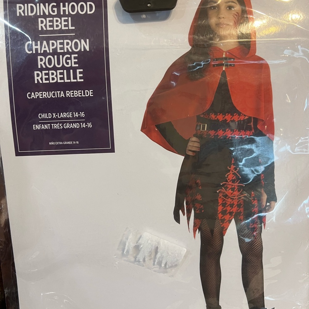 Amscan Red and Black Rebel Costume